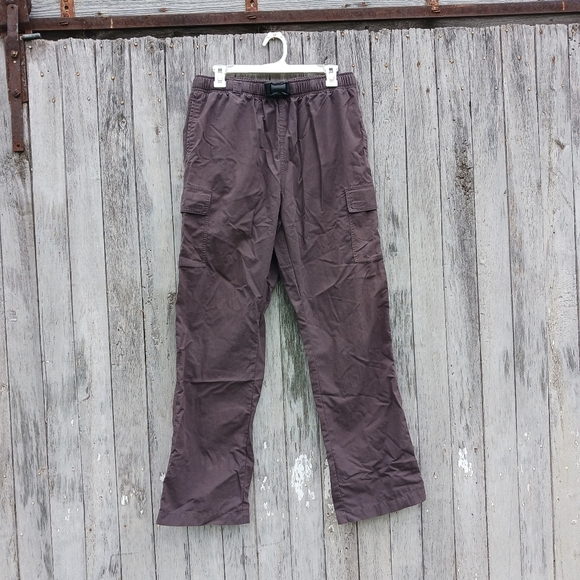 Duluth Trading Co Other - Vtg Duluth Trading Mens Cargo Pants Sz M Faded Black Belted Ripstop Nylon Hiking